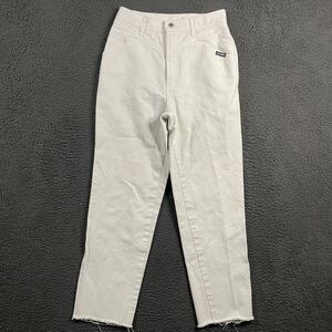 Vtg Rockies Jeans Womens 30 (Fits 26x28) White High Waist Bareback Rodeo Outdoor